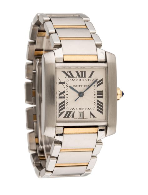 montre cartier tank homme|cartier tank française watch.